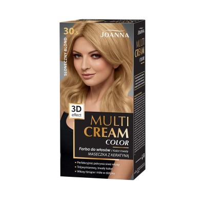 Joanna Multi Cream Color, farba do włosów, 30.5 słoneczny blond