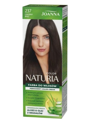 Joanna Naturia Color, farba do włosów, 237 chłodny brąz
