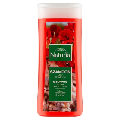 Joanna Naturia Mak i Bawełna, szampon do farbowanych włosów, 200ml
