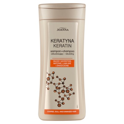 Joanna Keratyna, szampon do włosów matowych i zniszczonych, 200ml
