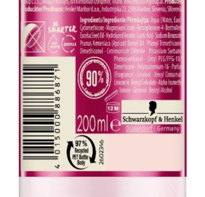 Gliss Kur Ultimate Color, Ekspresowa odżywka do włosów farbowanych, spray 200 ml