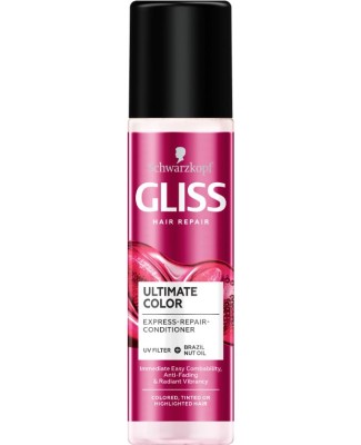 Gliss Kur Ultimate Color, Ekspresowa odżywka do włosów farbowanych, spray 200 ml
