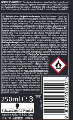 Taft Power & Fullness Keratin, Megamocny lakier do włosów, 250 ml