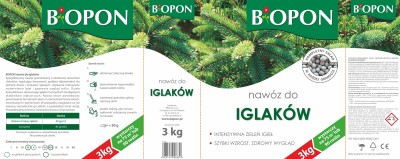 Bopon nawóz granulowany do iglaków BiOPON 3kg