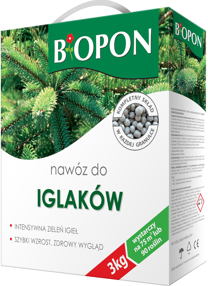 Bopon nawóz granulowany do iglaków BiOPON 3kg