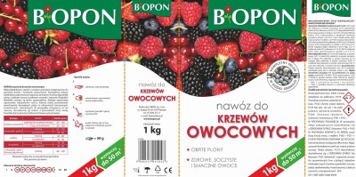 Bopon nawóz granulowany do krzewów owocowych BiOPON 1kg