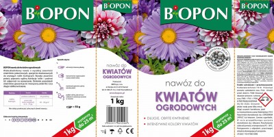 Bopon nawóz granulowany do kwiatów ogrodowych BiOPON 1kg