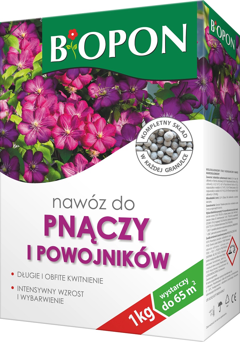 Bopon nawóz granulowany do pnączy i powojników BiOPON 1kg