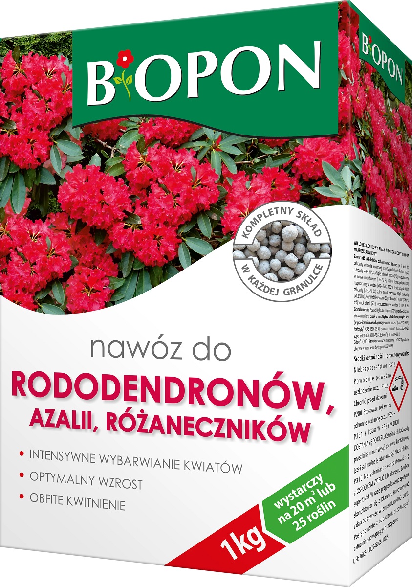Bopon nawóz granulowany do rododendronów azalii BiOPON 1kg