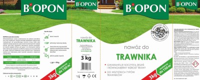 Bopon nawóz granulowany do trawnika BiOPON 3kg