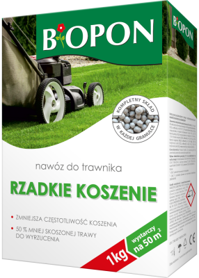 Bopon Rzadkie Koszenie spowolniający wzrost trawy nawóz granulowany do trawnika BiOPON 1kg