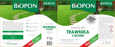 Bopon nawóz granulowany do trawnika z mchem BiOPON 3kg