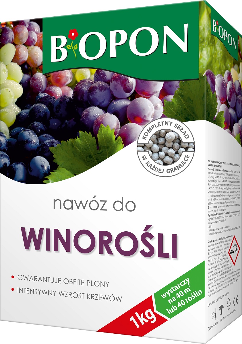 Bopon nawóz granulowany do winorośli BiOPON 1kg