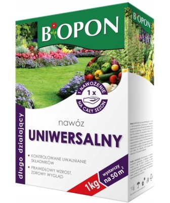 Biopon, długo działający nawóz granulowany uniwersalny, 1kg