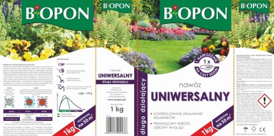 Bopon długo działający nawóz granulowany uniwersalny BiOPON 1kg