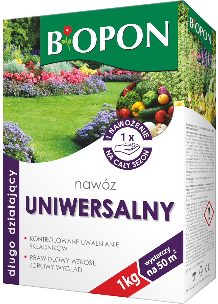 Bopon długo działający nawóz granulowany uniwersalny BiOPON 1kg