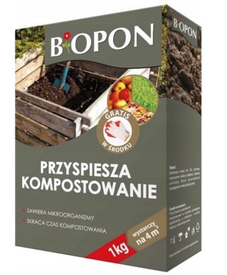 Biopon, komposter przyśpieszający kompostowanie, 1kg