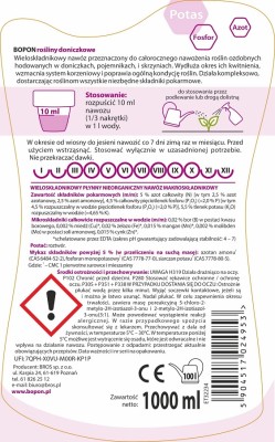 Bopon nawóz w płynie do roślin doniczkowych BiOPON 1l