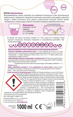 Bopon nawóz w płynie do roślin kwitnących BiOPON 1l
