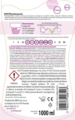 Bopon nawóz w płynie do pelargonii BiOPON 1l