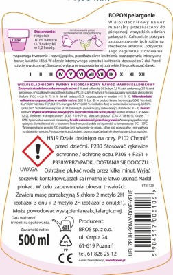Bopon nawóz w płynie do pelargonii BiOPON 500ml