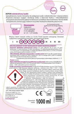 Bopon nawóz w płynie do rododendronów azalii BiOPON 1l