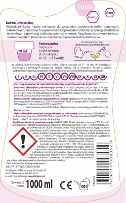 Bopon nawóz w płynie uniwersalny BiOPON 1l