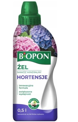 Biopon, żelowy nawóz mineralny do hortensji, 500ml
