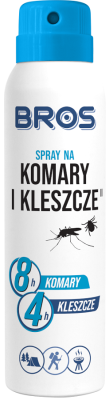 Bros środek odstraszający komary i kleszcze w sprayu 90ml