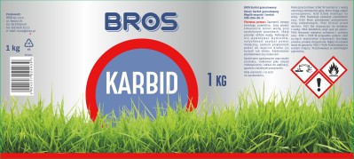Bros karbid granulowany odstraszający krety 1kg