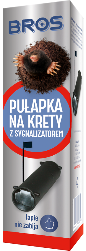 Bros pułapka na krety z sygnalizatorem