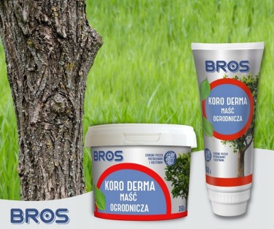 Bros Koro Derma maść ogrodnicza zabezpieczająca do drzew i krzewów 350g