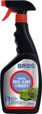 Bros płyn na mech glony i porosty spray 500ml