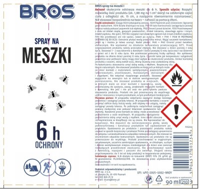 Bros środek odstraszający meszki spray 90ml