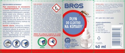Bros Elektro płyn zapasowy do urządzenia elektrycznego przeciw komarom 60 nocy