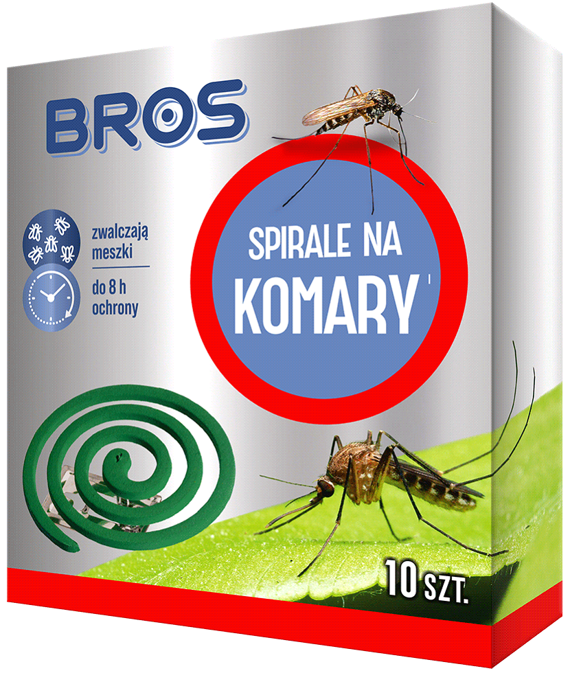 Bros spirala przeciw komarom - 10 sztuk