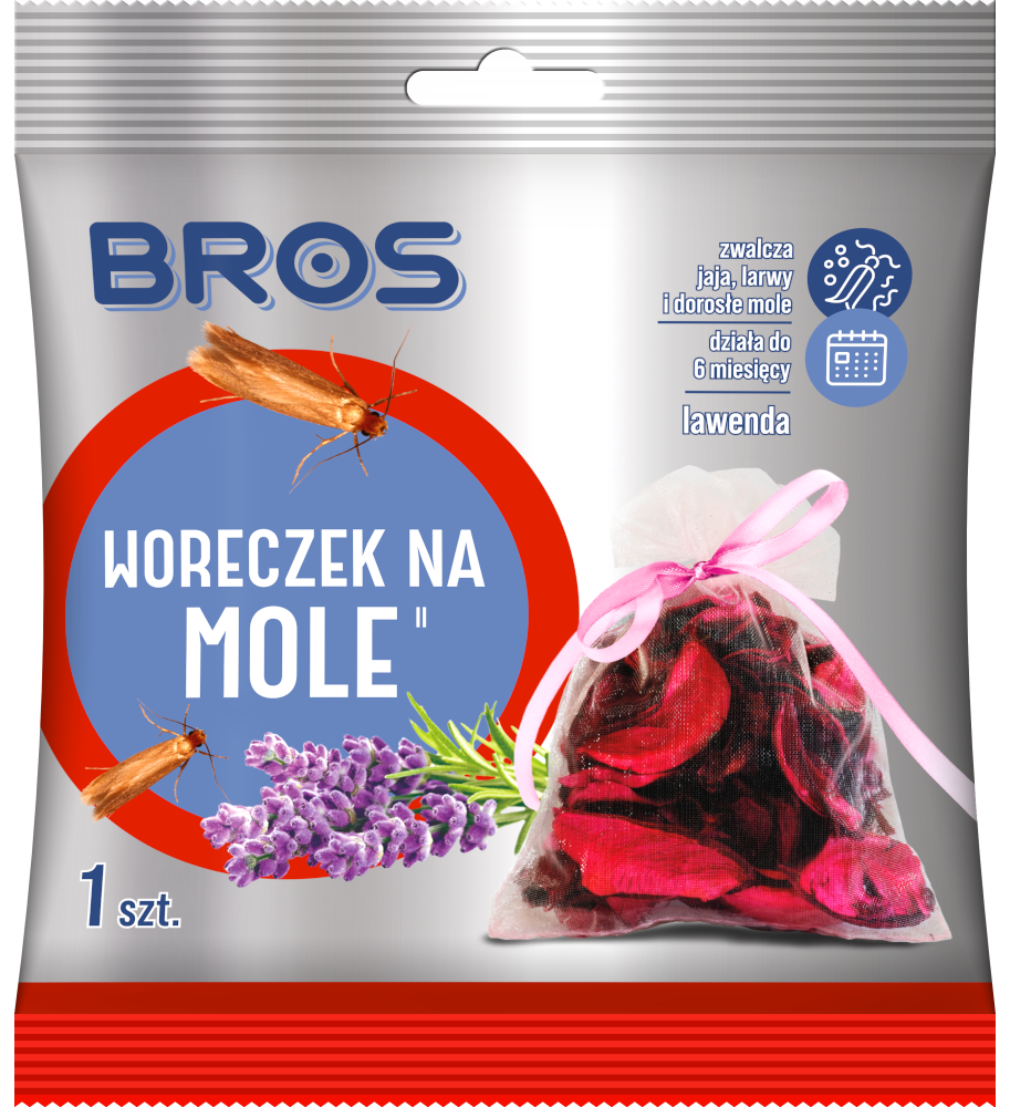 Bros Lawendowy woreczek na mole