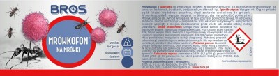 Bros Mrówkofon preparat do zwalczania mrówek granulat 72g