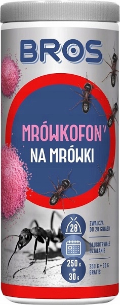 Bros Mrówkofon preparat do zwalczania mrówek granulat 250g