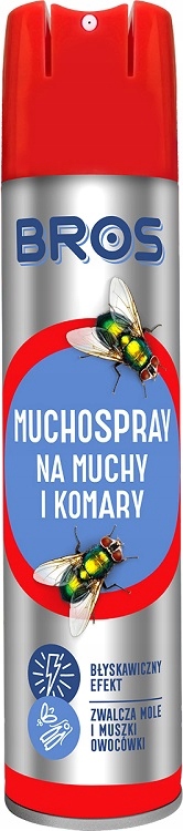 Bros Muchospray środek zwalczający muchy i komary spray 250ml
