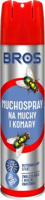 Bros Muchospray środek zwalczający muchy i komary spray 400ml