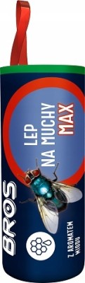 Bros Max lep okrągły na muchy z aromatem miodu 100 sztuk