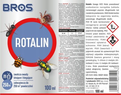 Bros Rotalin preparat do oprysku na muchy 100ml