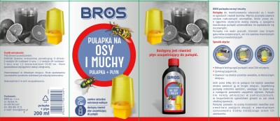 Bros pułapka z płynem na osy i muchy