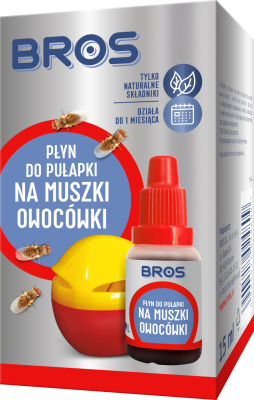 Bros płyn do pułapki na muszki owocówki 15ml