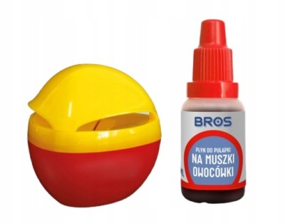 Bros płyn do pułapki na muszki owocówki 15ml
