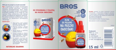Bros płyn do pułapki na muszki owocówki 15ml