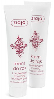 Ziaja Kaszmir i Masło Shea, krem do rąk, 100ml