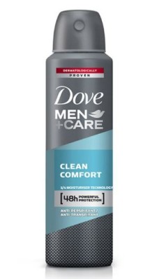 Dove Men Clean Comfort, dezodorant dla mężczyzn, spray 150ml