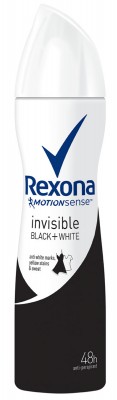 Rexona Invisible Black & White, dezodorant, spray 150ml